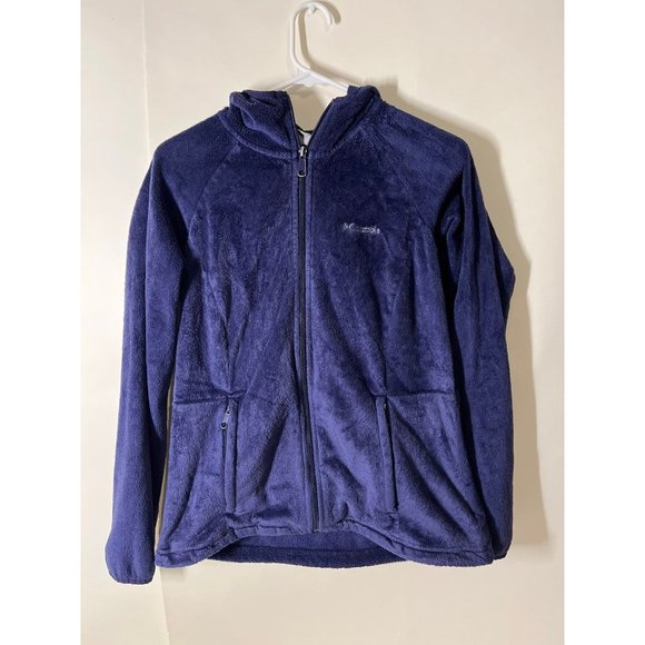 Purple womens Columbia size medium fleece zip up jacket. - Picture 2 of 5